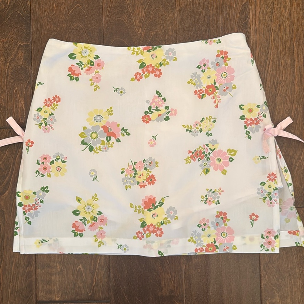 NWT TBBC Clay's Club Skort - Biltmore Blooms with Palm Beach Pink  14 price firm
